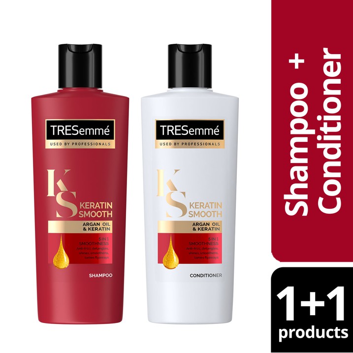 Tresemme Shampoo And Conditioner Keratin Smooth 170ml Banded