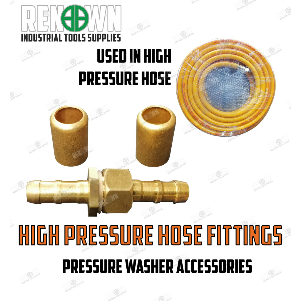 Spray Hose Fittings 5pcs/set (FOR HIGH PRESSURE WASHER) Shopee Philippines