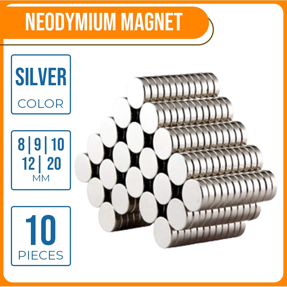 20 Neodymium Magnets Round Disc N42 Super Strong Rare Earth  12mm x 3 mm Fridge 