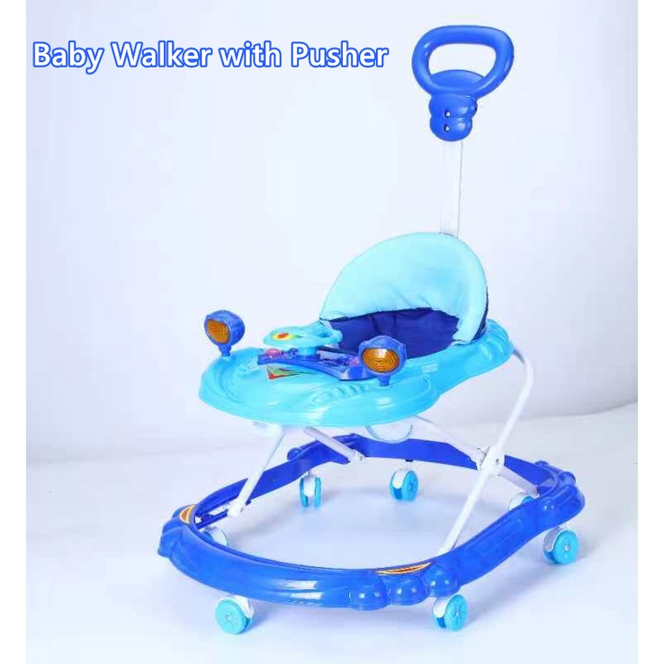 Baby Walker with Push Bar Learning To Walk Baby Trend Infant with
