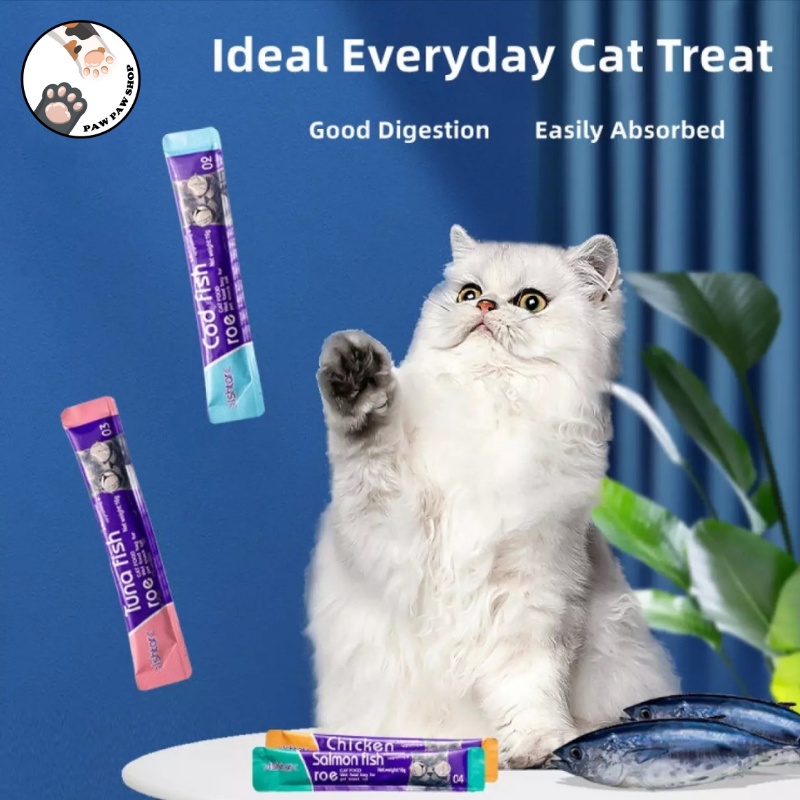 Cat Strips Cat Snacks  Cat Treats Fresh Wet Food Buy 10 Ship 15 (SAME FLAVOR) 15g Wet Cat Food #3
