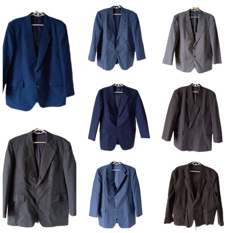 27JUNE2021 SELECTION OF JAPAN Preloved Blazers for HIM (LARGE SIZES ...