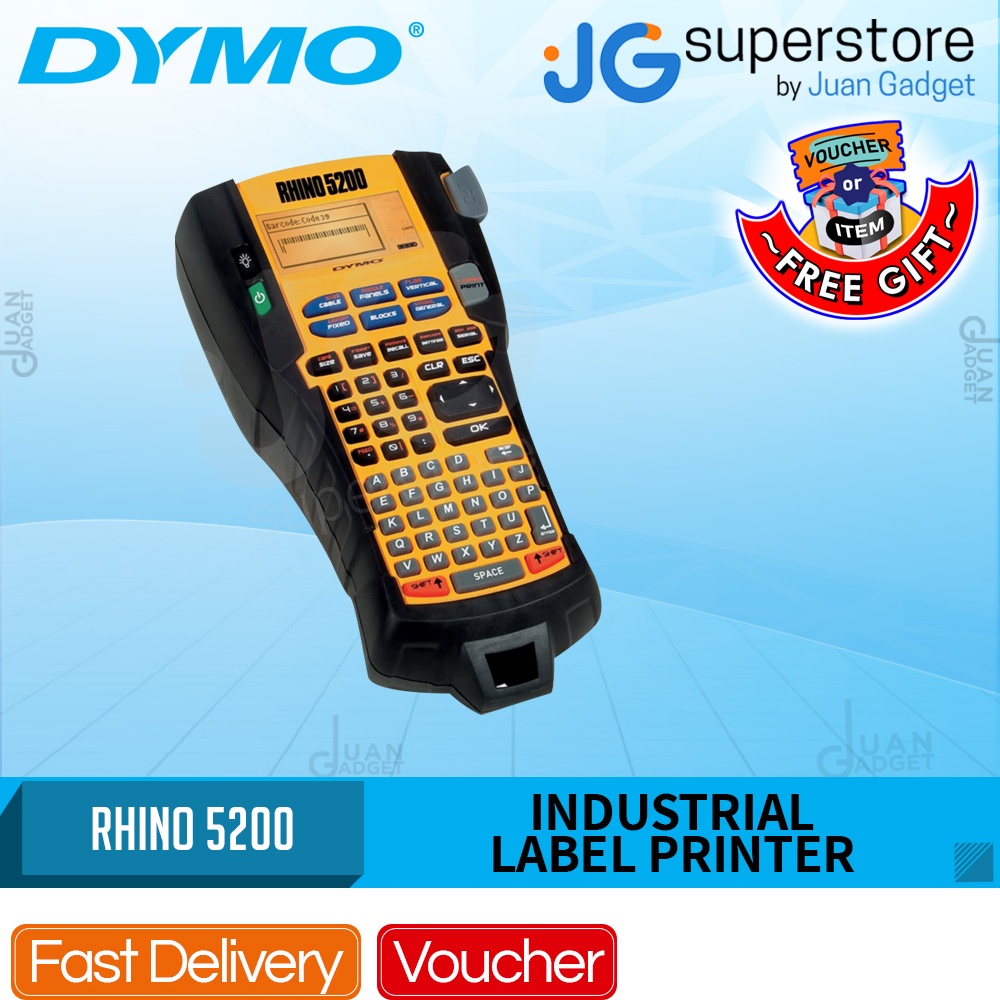 DYMO Rhino 5200 Industrial Label Maker Portable Printer with Large