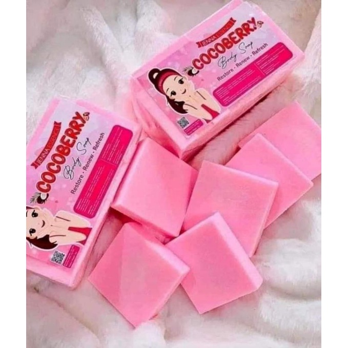 CocoBerry Whitening Soap Trial Pack / 1pc (pampaputi at pampalambot ng