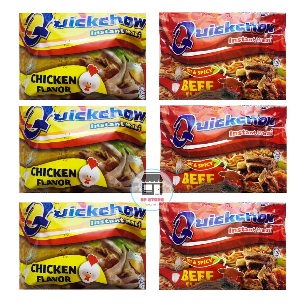 Quickchow Noodles Instant Mami (55g) Shopee Philippines