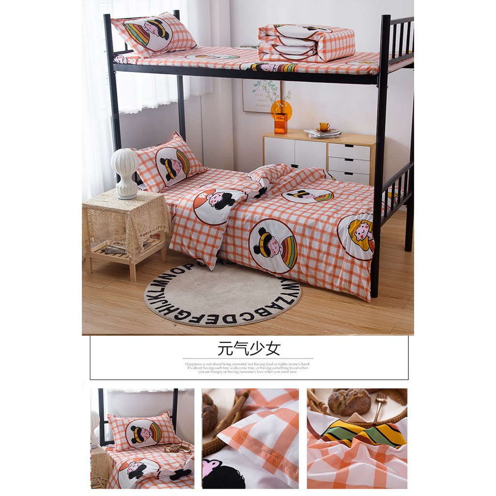 1 5m Bed Cartoon Dormitory Single Bunk, Bunk Bed Sheets