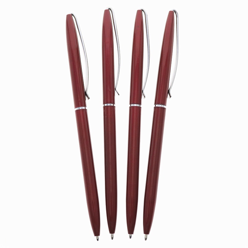 3Pcs Metal ballpoint pen Luxury hotel pen Signature pen at bank counter