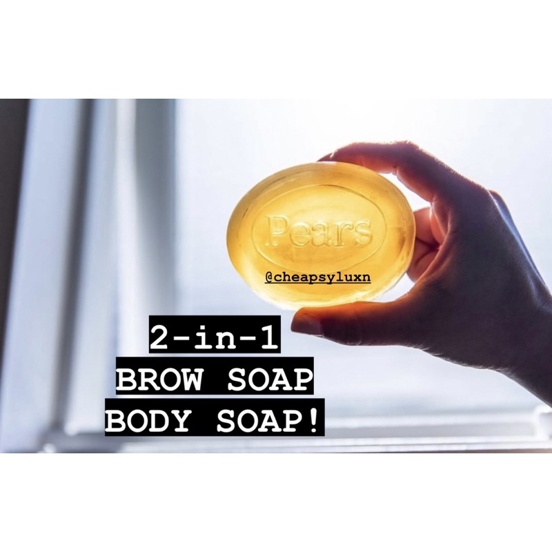 ORIGINAL PEARS TRANSPARENT PURE AND GENTLE BAR SOAP 125G 75G BROW BODY