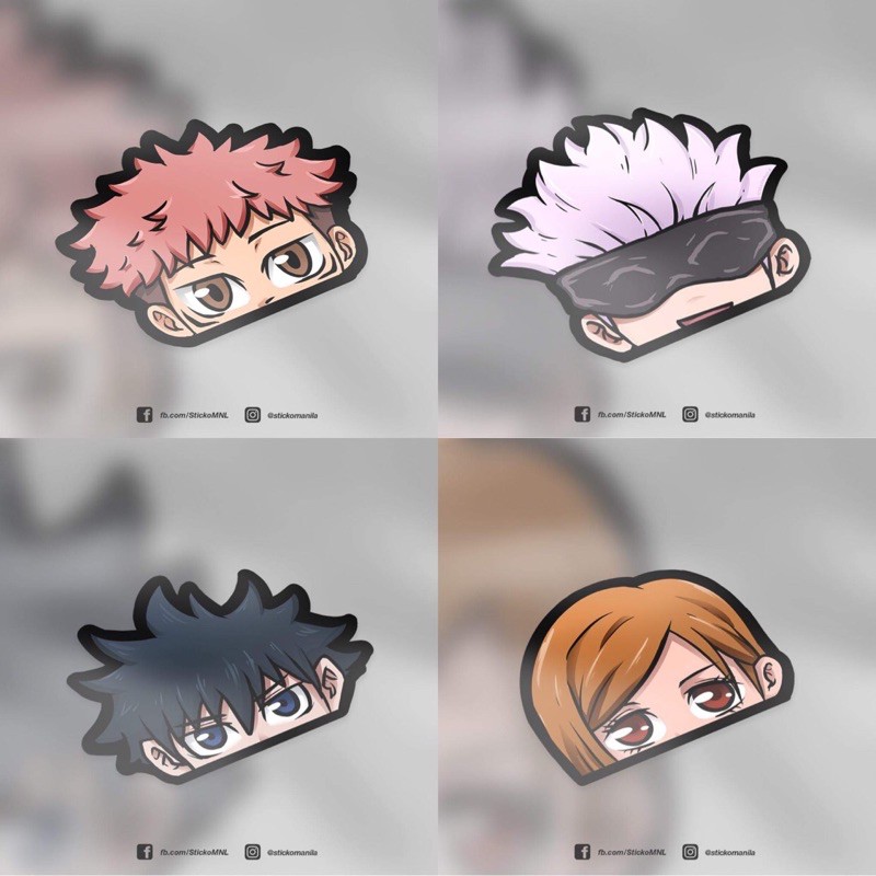 Sticko Manila : Jujutsu Kaisen Set (Peeker) | Shopee Philippines