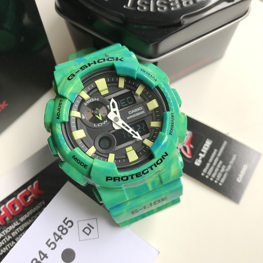 Bnew Authentic Casio G Shock Gax100mb 3a G Lide Glossy Green Shopee Philippines