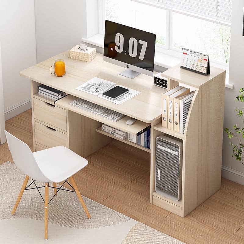 SS Study Table with drawer and bookshelf Multifunctional Computer table