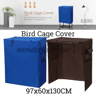 【Ready Stock】✎✓Large Breathable Bird Cage Cover Lightweight Waterproof Pet Products 130*60 cm