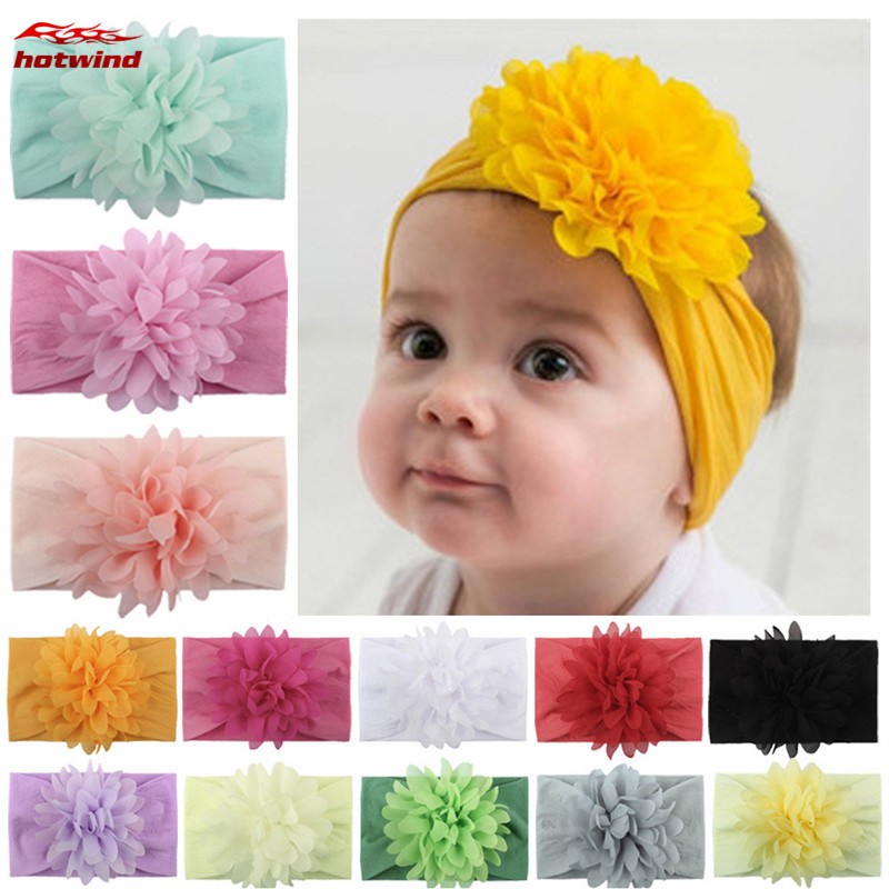 baby girl with headband