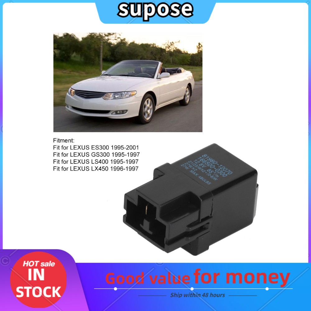 [SUPOSE]Flasher Relay Turn Signal 8198012070 For Toyota CAMRY COROLLA