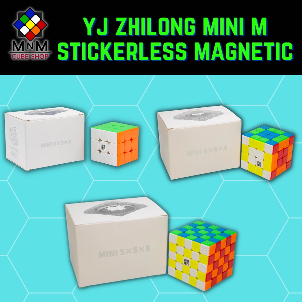 YJ Zhilong Mini 3x3 / 4x4 / 5x5 M Stickerless Magnetic 3x3x3 / 4x4x4 /  5x5x5 Puzzle | Shopee Philippines