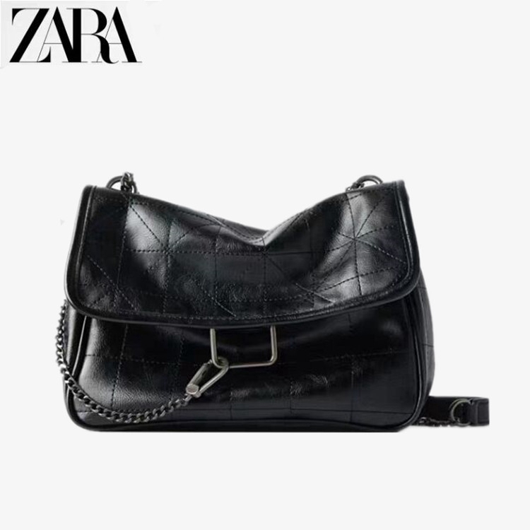 zara leather tote