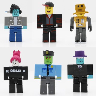 Sp 24pcs Roblox Legends Champions Classic Noob Captain Doll Action Figure Toy Gift Shopee Philippines - roblox papercraft noob