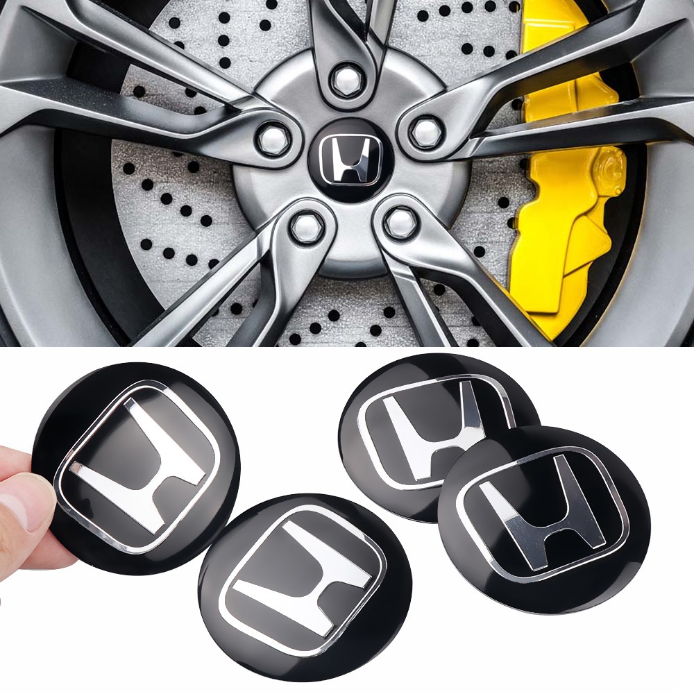 COD Honda 4pcs 56mm Car Wheel Center Hub Cap Emblem Sticker for civic