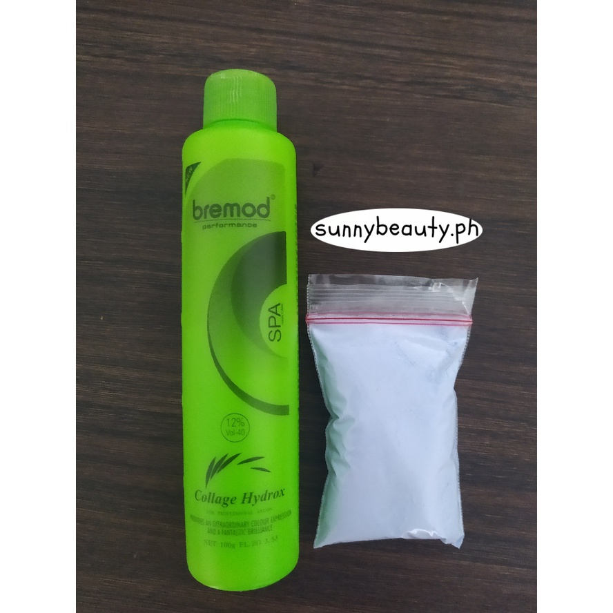 Authentic Bleaching Powder Set With Oxidizer 12% 9% 6% | Shopee Philippines