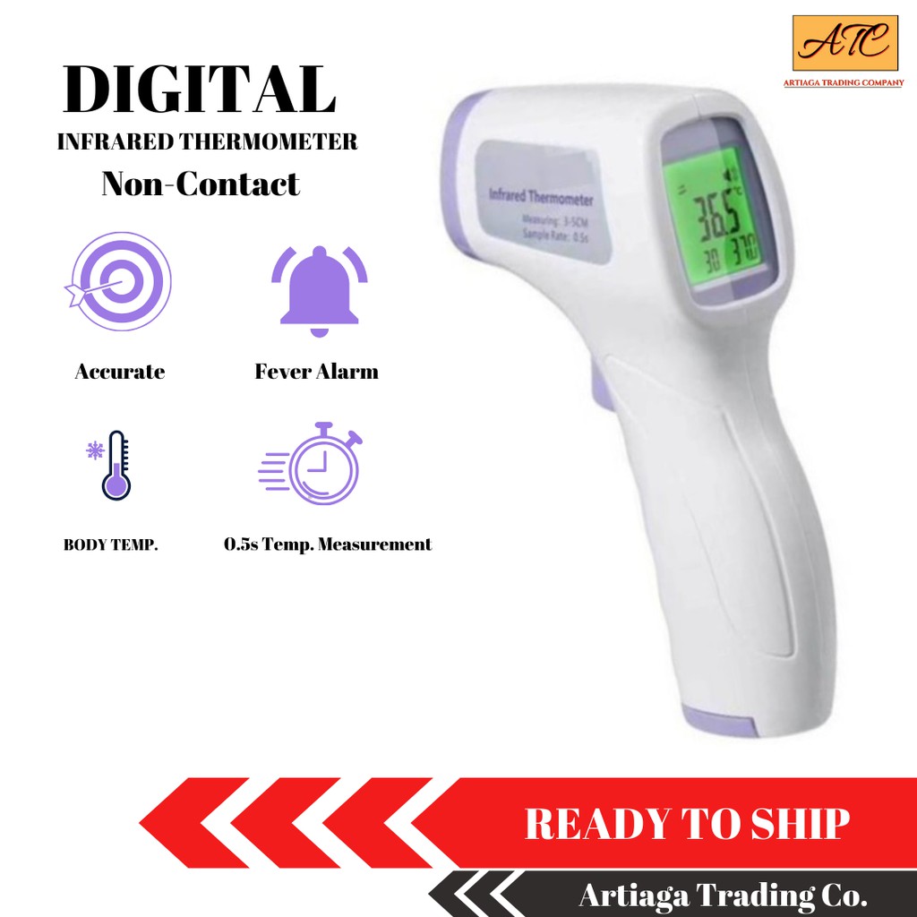 Digital NonContact infrared Thermal Scanner Shopee Philippines