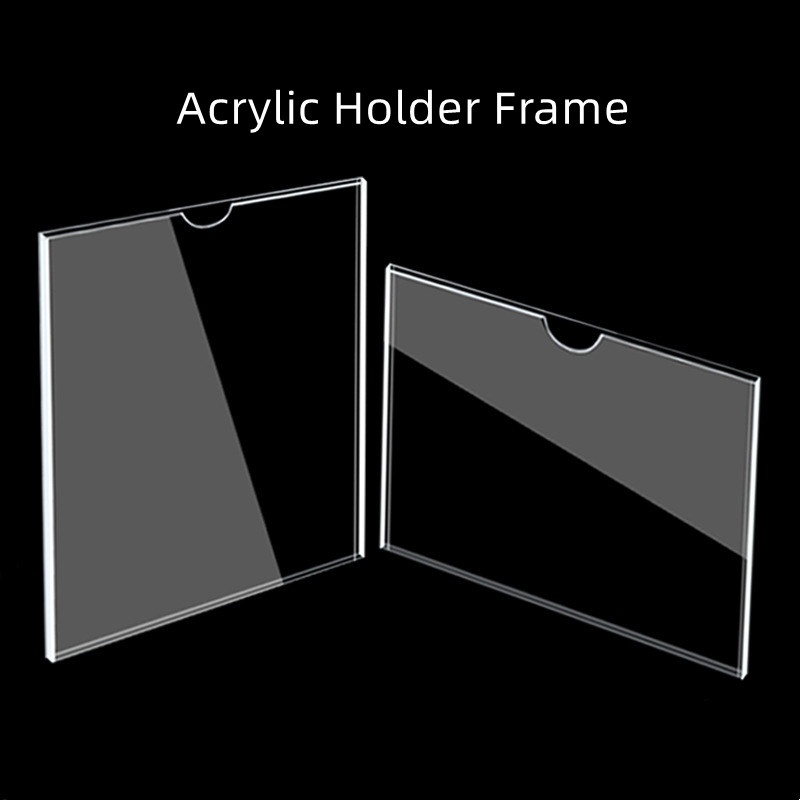 Transparent Photo Frame Clear Acrylic Photocard Holder Wall Hanging