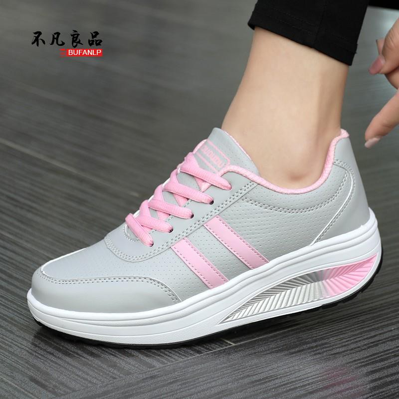 platform wedge sneakers