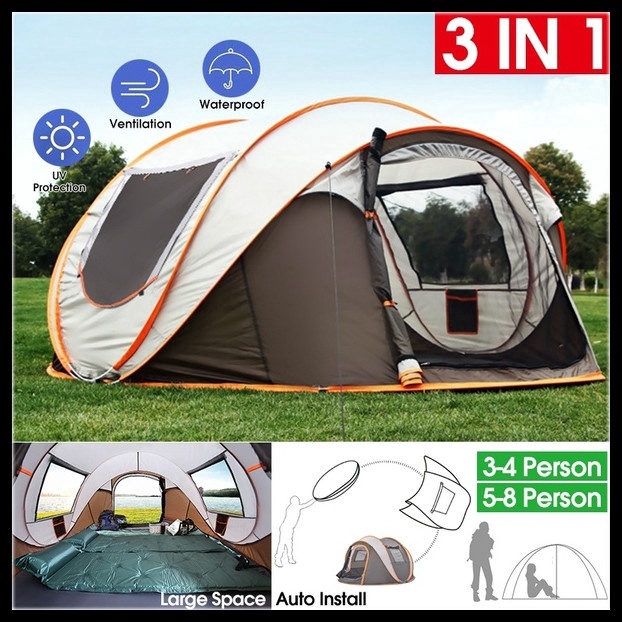 family size camping tents