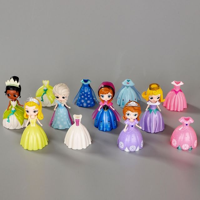 clip on dress princess dolls