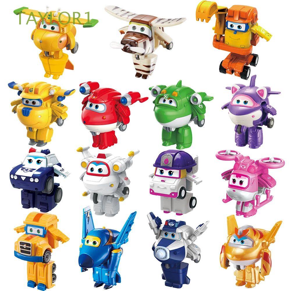 TAYLOR1 Kids Gifts Super Wings Animation Action Figures Transformation ...