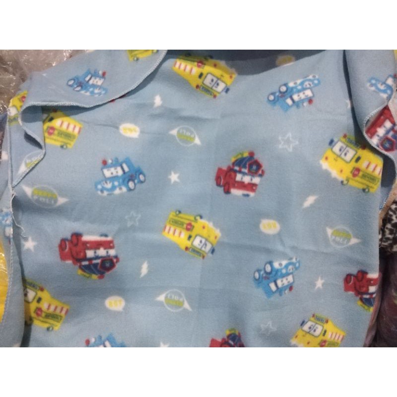 BABY Blanket TADPOLES Pink PURPLE White Soft Plush ...