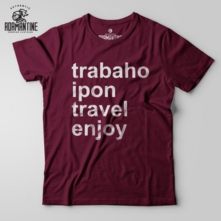 Trabaho Ipon Travel Enjoy Shirt - Adamantine - ST #4