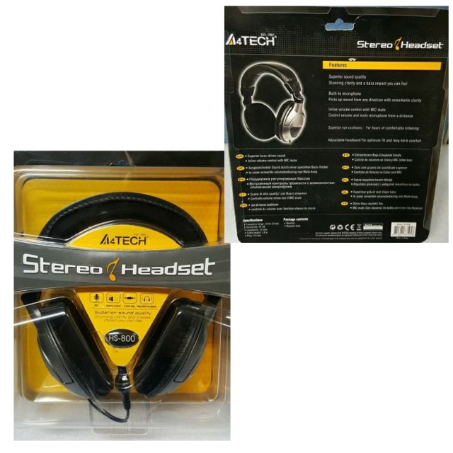 stereo headset a4tech