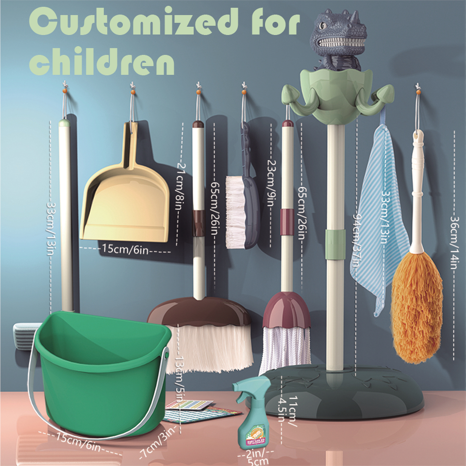 children's brush and mop set