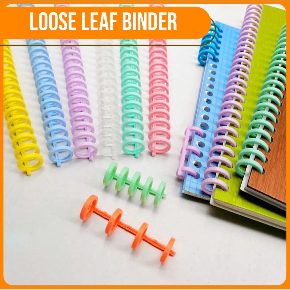 10pcs 30 Holes Plastic Ring Binder ( for A4/B5/A5/A6) Ring Binding