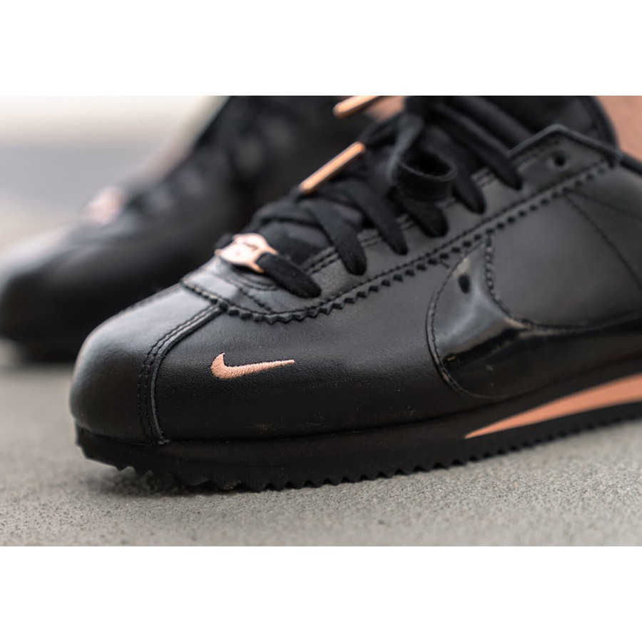 nike cortez black and rose gold