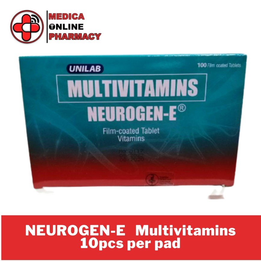 Neurogen E Multivitamins by Unilab 10PIECES ONLY Shopee Philippines