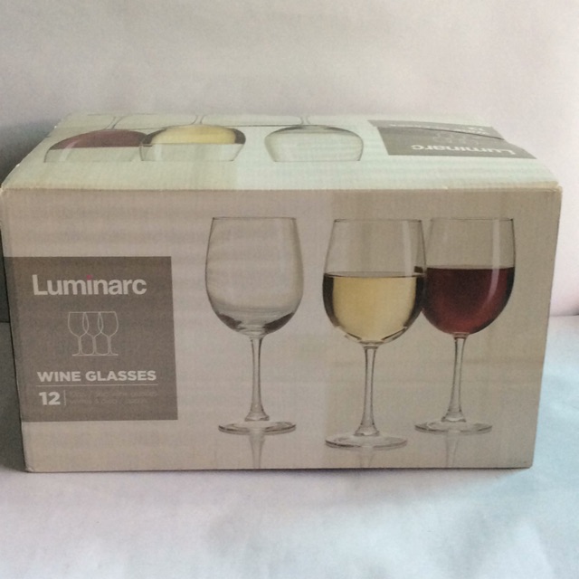 Luminarc Wine Glasses 12 12oz 36cl Wine Glasses Shopee Philippines 3660