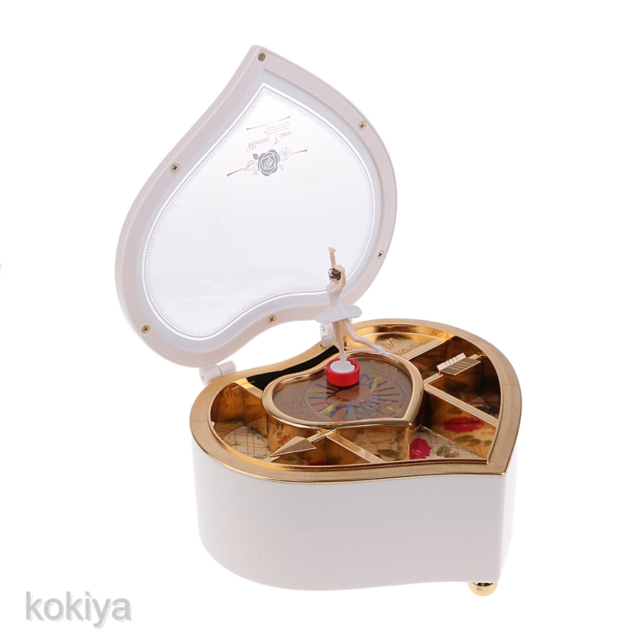 childrens wooden musical jewellery box