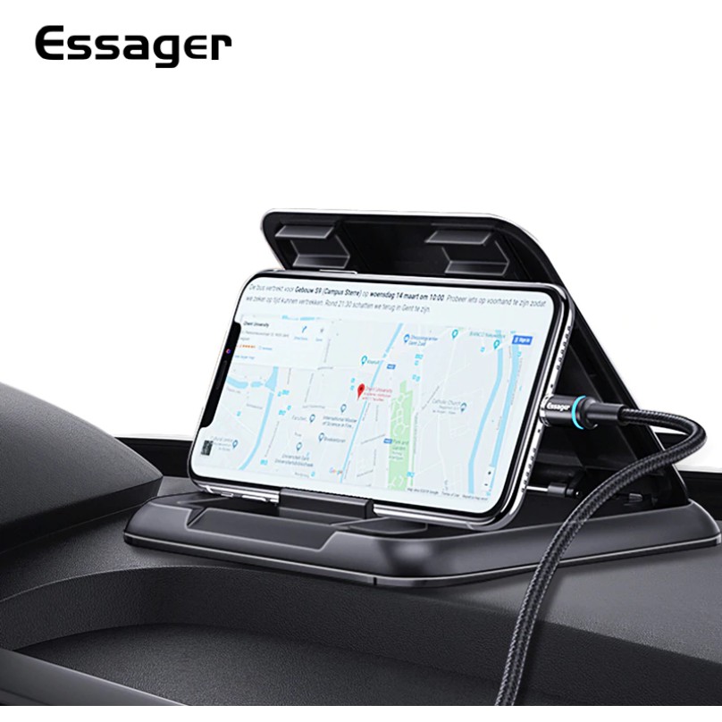 car phone holder with speaker
