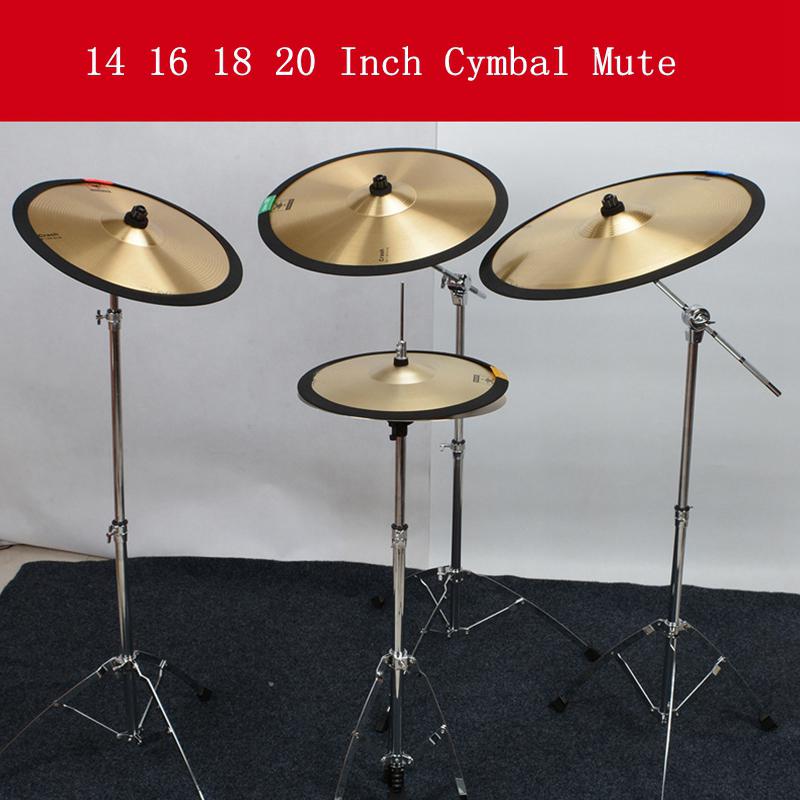 4pcs Cymbal Mute Circle Ring Drum Set Hihat Practice Silenc Shopee
