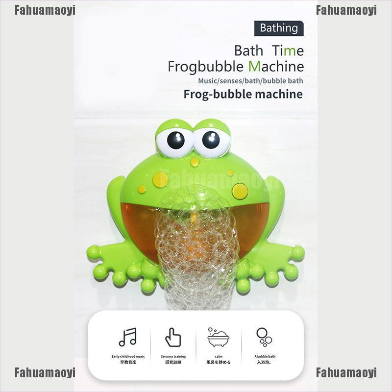 bath time bubble frog