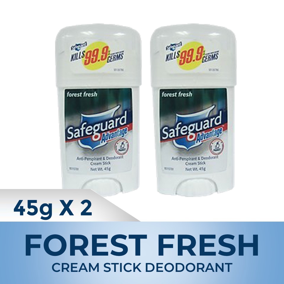 Safeguard Forest Fresh Cream Deodorant (45g) Duo Shopee Philippines