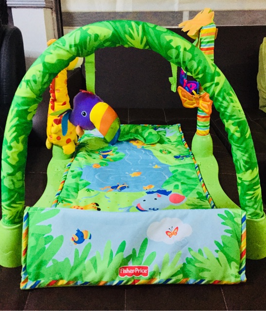 fisher price rainforest piano gym