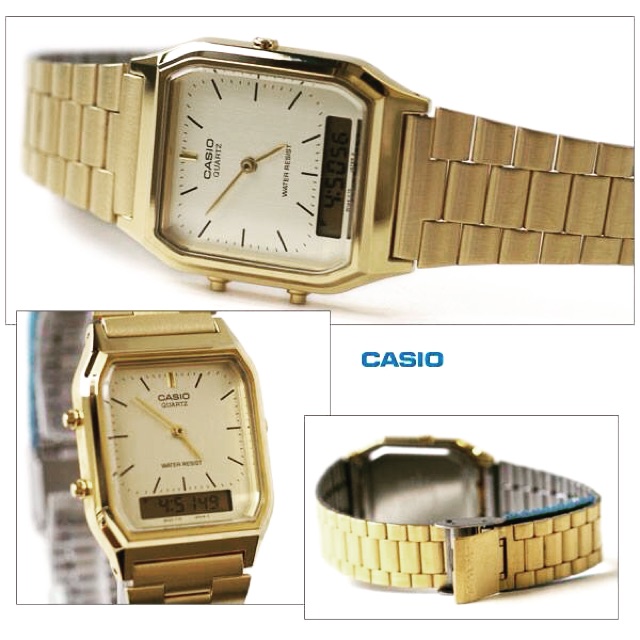 casio aq 230 gold price