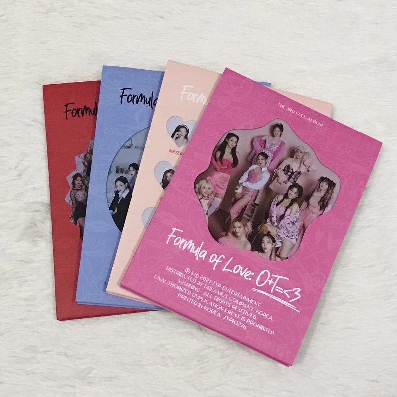 TWICE - Formula Of Love Album | Shopee Philippines