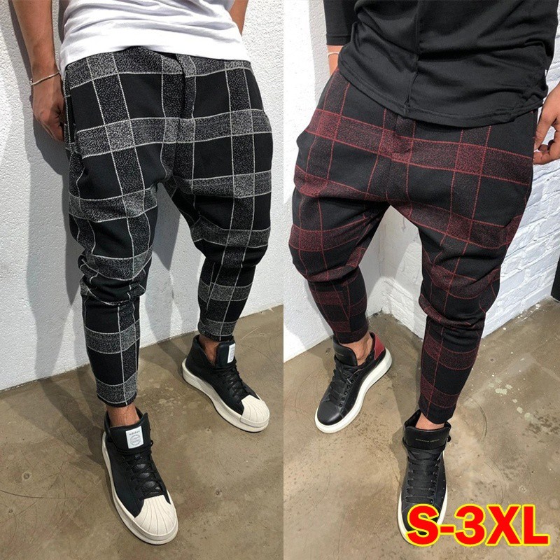 plaid pants shopee