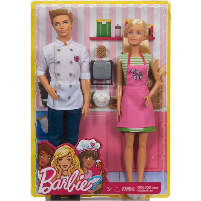 barbie and ken chef