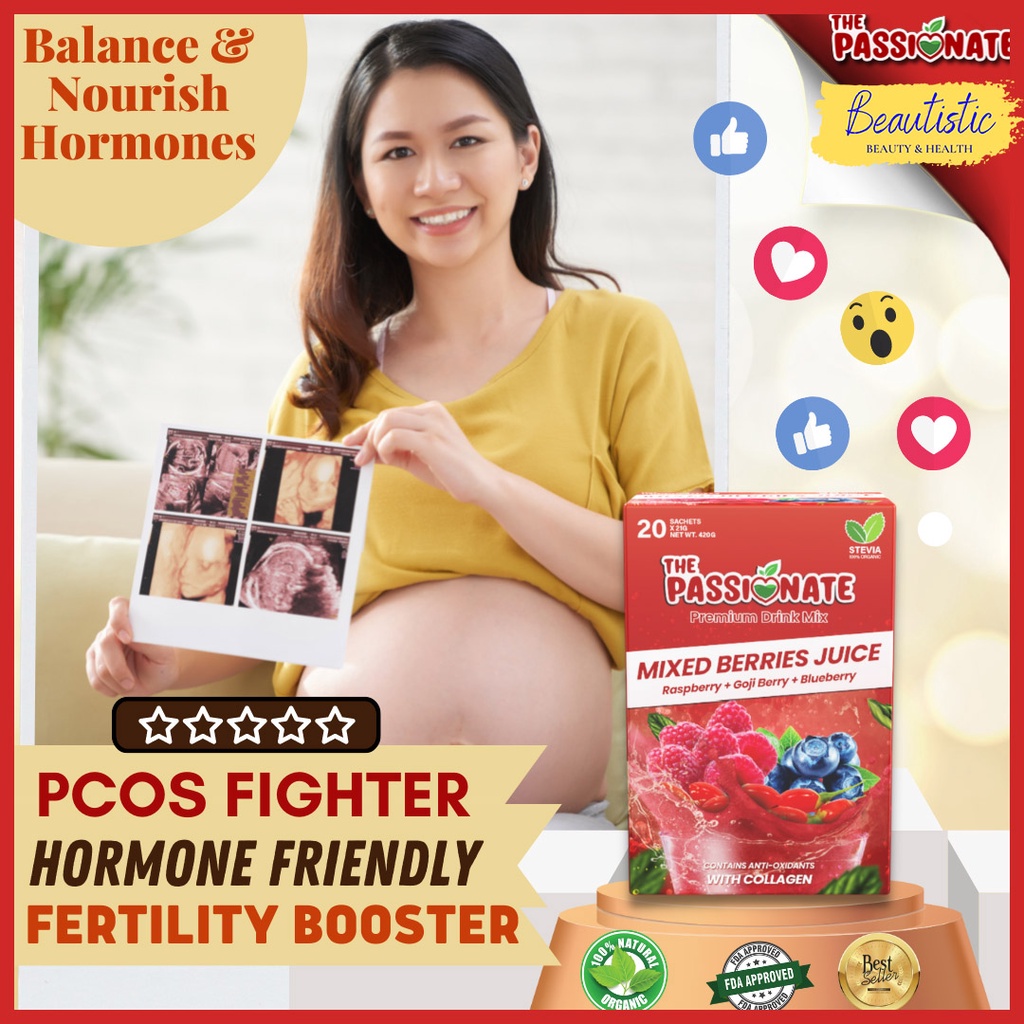 THE PASSIONATE MIXED BERRIES JUICE FERTILITY, PREGNANCY, PCOS, IRREG