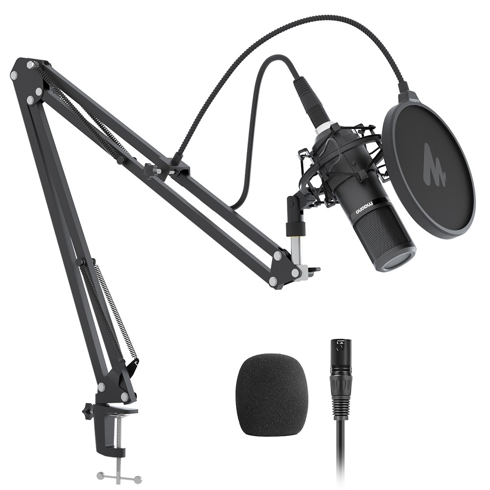 Maono AU-PM320S XLR Condenser Microphone Kit Professional Microphone ...