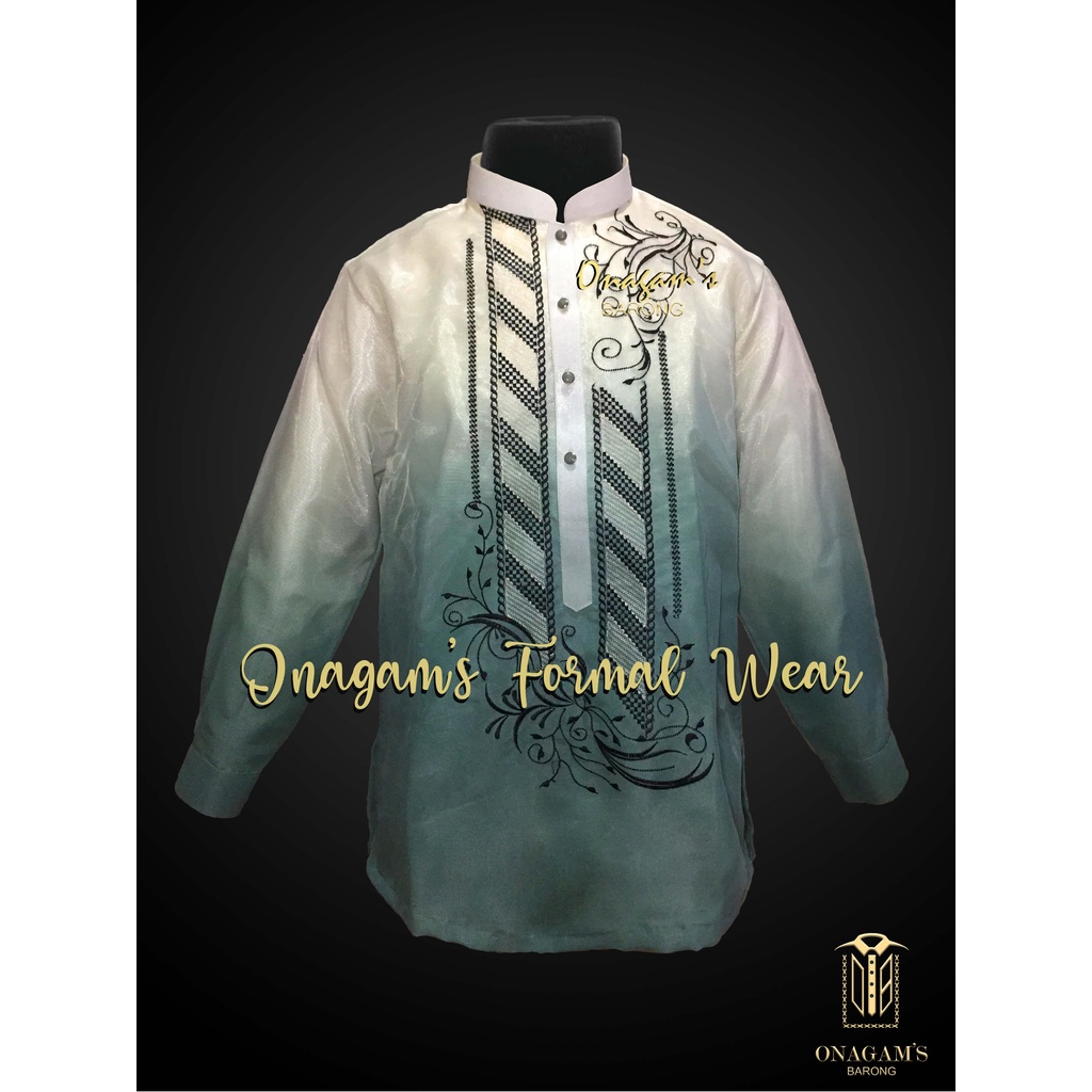 SAGE GREEN , OLD ROSE , BLACK , NAVY BLUE , ROSE GOLD / MAROON BARONG